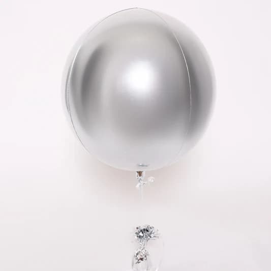 Silver & Grey Balloon